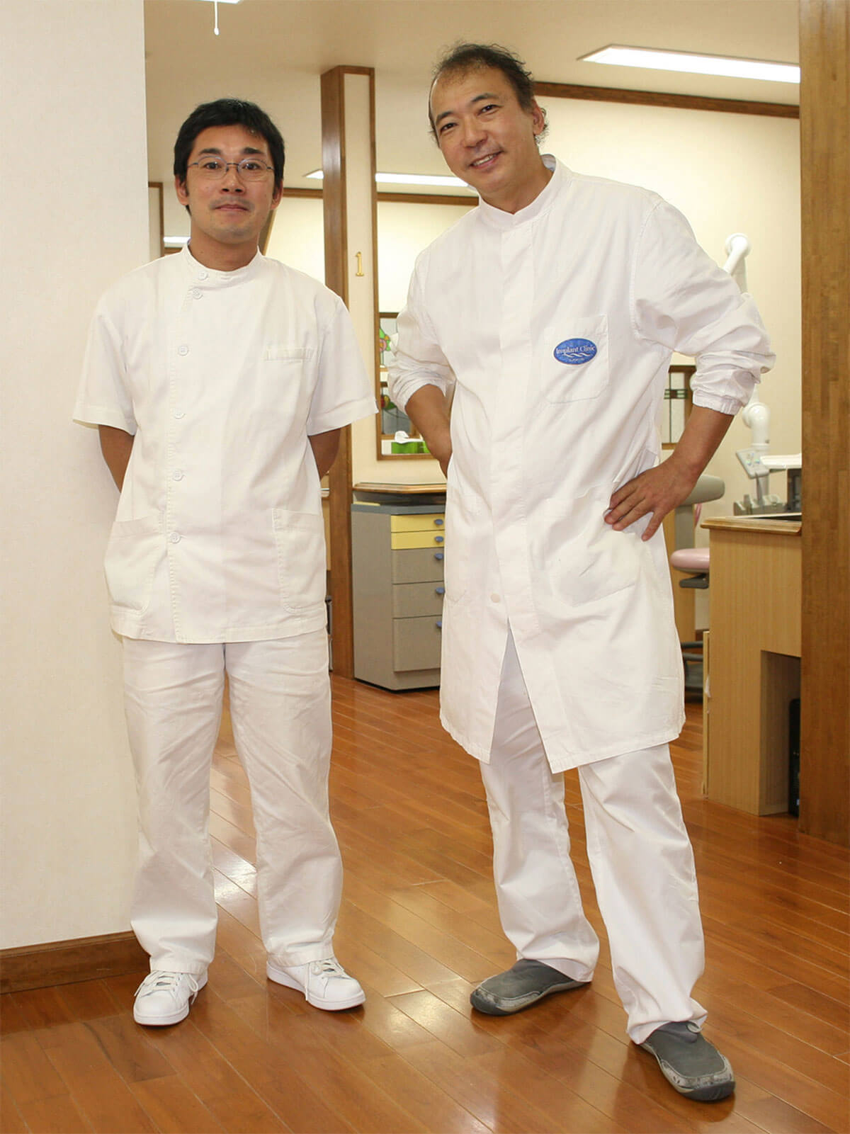 副院長　江口　大介先生　と　院長　小池　健夫先生の画像