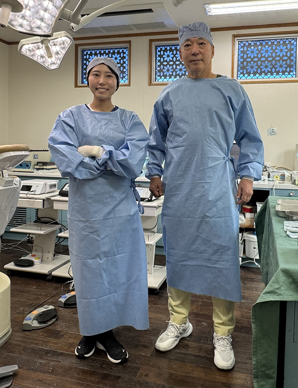 院長と後継者の2ショット